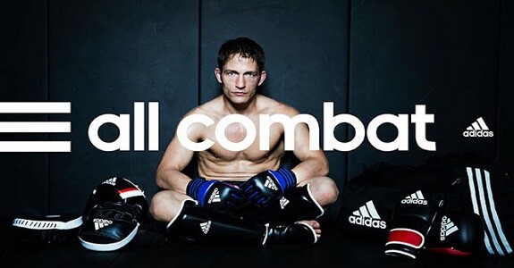 Campanha norte-americana da linha Adidas Combat Sports (Crédito: Reprodução)