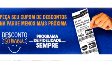 Pague Menos cria programa de descontos personalizados