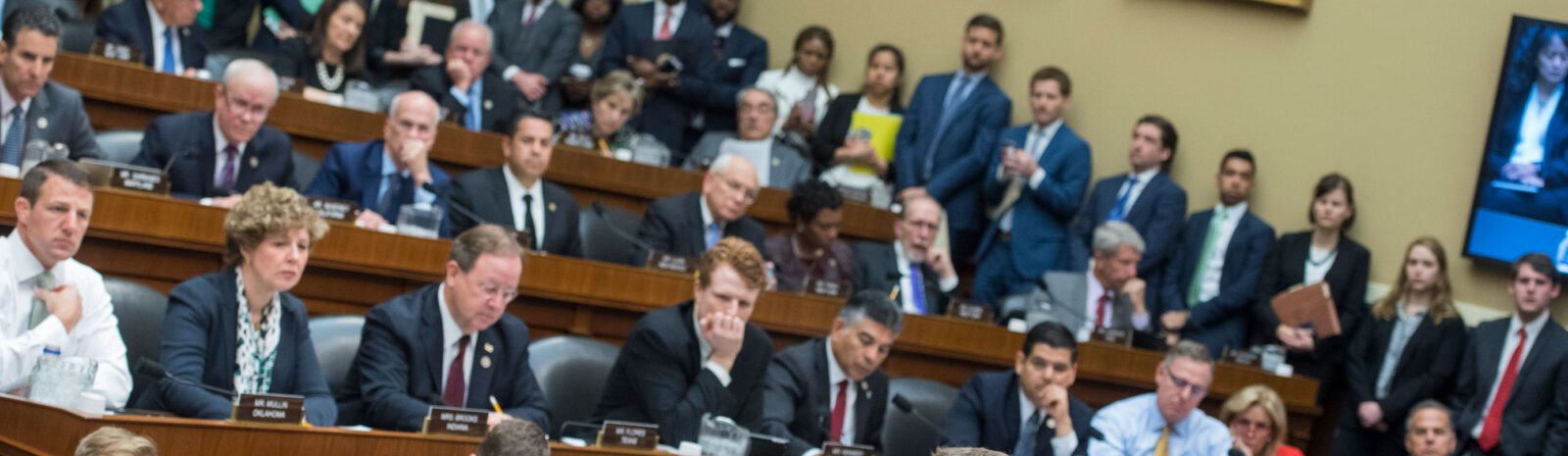 UNITED STATES - APRIL 11: Facebook CEO Mark Zuckerberg testifies before a House Energy and Commerce Committee in Rayburn Building on the protection of user data on April 11, 2018. (Photo By Tom Williams/CQ Roll Call)