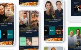 De acordo com a TV Gazeta, app "tem como referência a experiência do usuário em aplicativos móveis e o que há de mais novo no mercado em serviços de streaming" (Crédito: Reprodução/TV Gazeta)