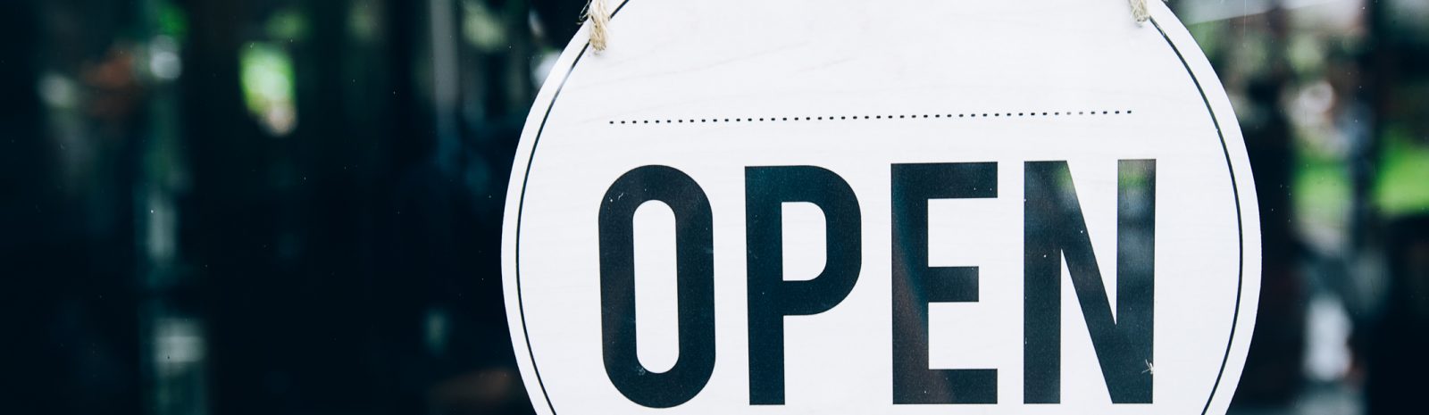 Open sign at coffee cafe, Lifestyle of people at coffee shop.