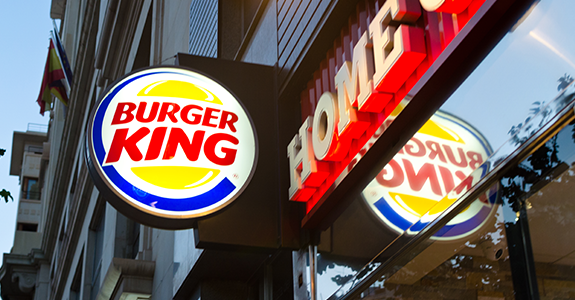 Unidade de um restaurante da rede Burger King