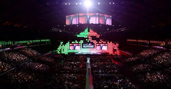 Palco principal do Web Summit