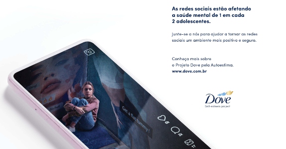 Dove cobra marcas, influenciadores, plataformas e poder público sobre as consequências do conteúdo sobre beleza em redes sociais (Crédito: Divulgação/Dove)