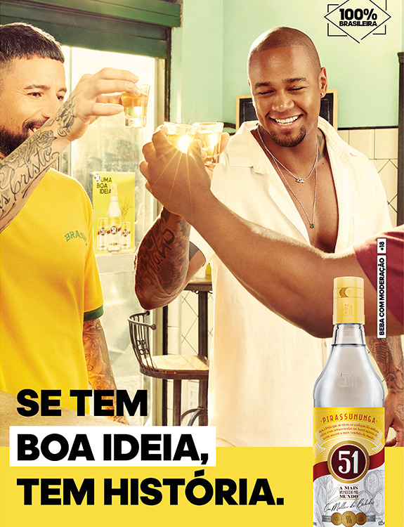 Cantor Léo Santana gera conexão entre marca e público em comunicação de Cachaça 51