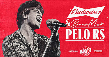 Budweiser fará show extra de Bruno Mars para arrecadar recursos ao RS