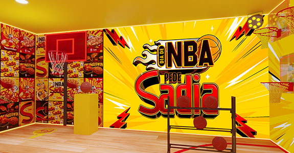 NBA House contará com ativações das marcas (Crédito: Divulgação)