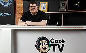 CazéTV anuncia novos produtos em sua grade (Crédito: André Valentim)