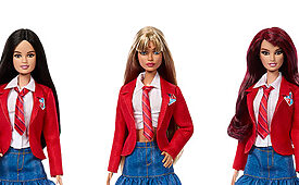 Mattel desenvolveu linha inspirada em personagens da novela Rebelde, de 2004 (Crédito: Divulgação)