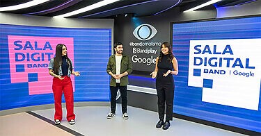 Sala Digital: como é o projeto inédito entre Band e Google