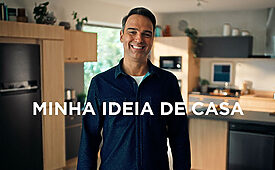 Tadeu Schmidt protagoniza campanha da Midea que tem como conceito "Minha ideia de casa" (Crédito: Divulgação)