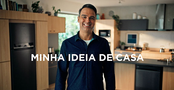 Tadeu Schmidt protagoniza campanha da Midea que tem como conceito "Minha ideia de casa" (Crédito: Divulgação)