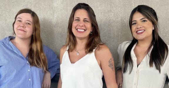 Carolina Moreira, Paula Gastaldelli e Ingrid Belcorso