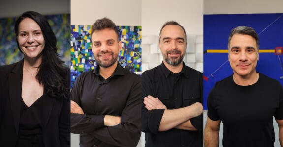 O quadro de liderança da Nexus é composto por Ana Klarissa, diretora de inteligência de dados; André Jácomo, diretor de pesquisa; Rodrigo Caetano, diretor de conteúdo e novos negócios e Marcelo Tokarski, CEO (Crédito: Divulgação)