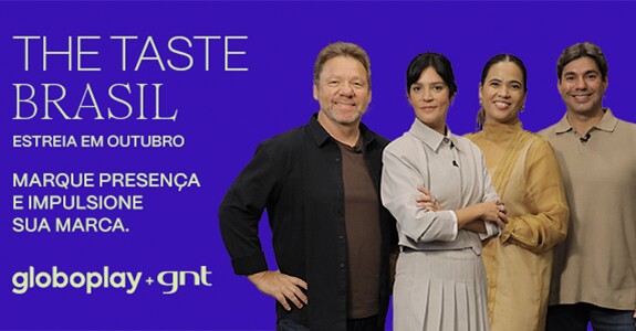 Traga a sua marca para a nova temporada de The Taste Brasil!