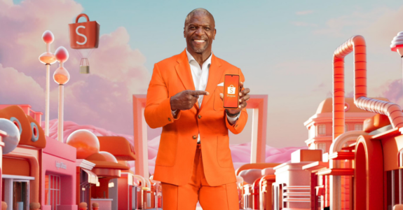 Terry Crews em campanha da Shopee