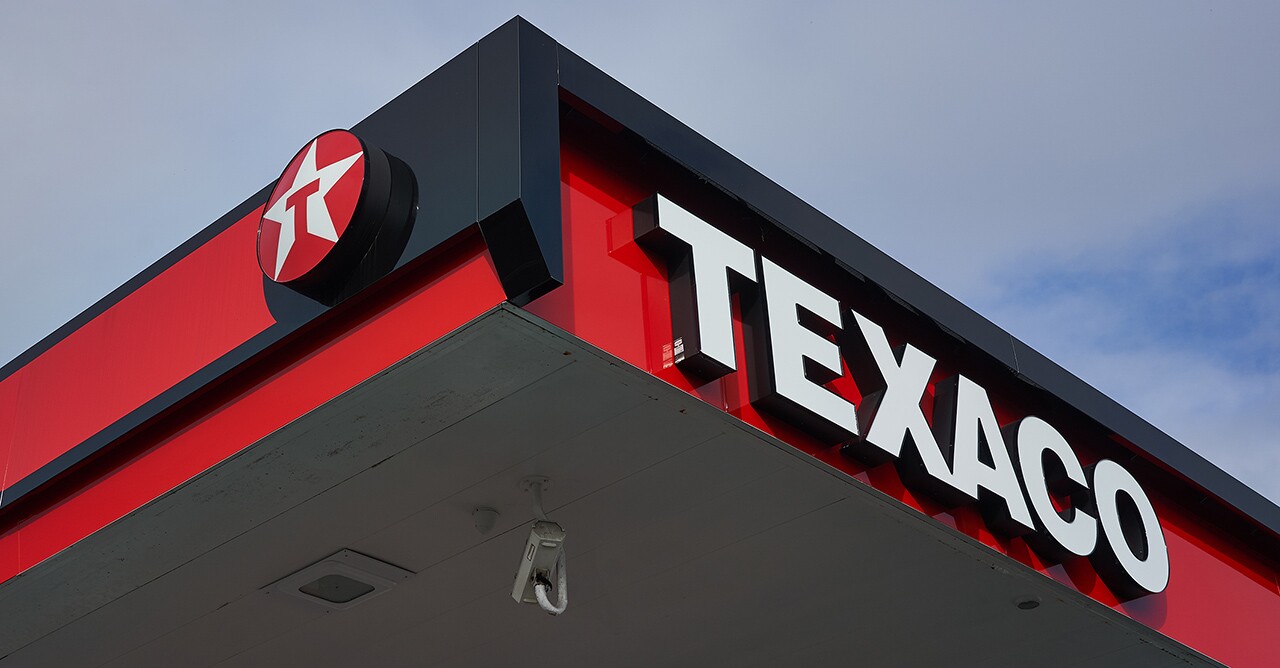 Fachada posto Texaco