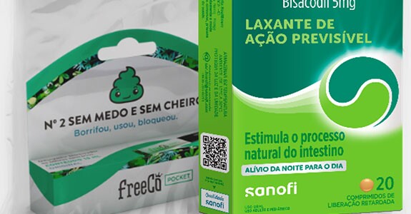 Ducolax e Freecô se unem em kit promocional (Crédito: Divulgação)