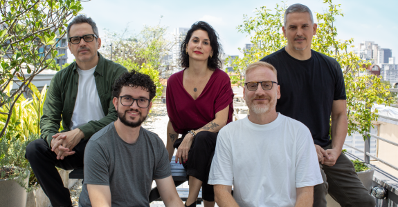 Ricardo Carelli, Marcio Mattos, Leandro Pena, Fernanda Germek e Ricardo Kertesz