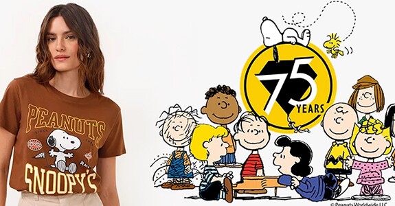 Peanuts e C&A celebram 75 anos de Snoopy (Crédito: Divulgação)