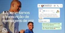 WhatsApp lança solução para transcrição de áudios