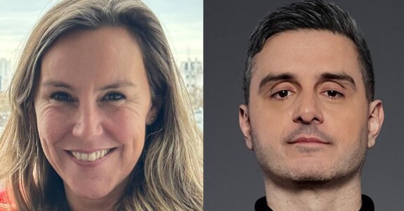 Dolores Caballero é diretora regional de crescimento e Leo Oliveira é diretor regional digital da Hogarth Latam