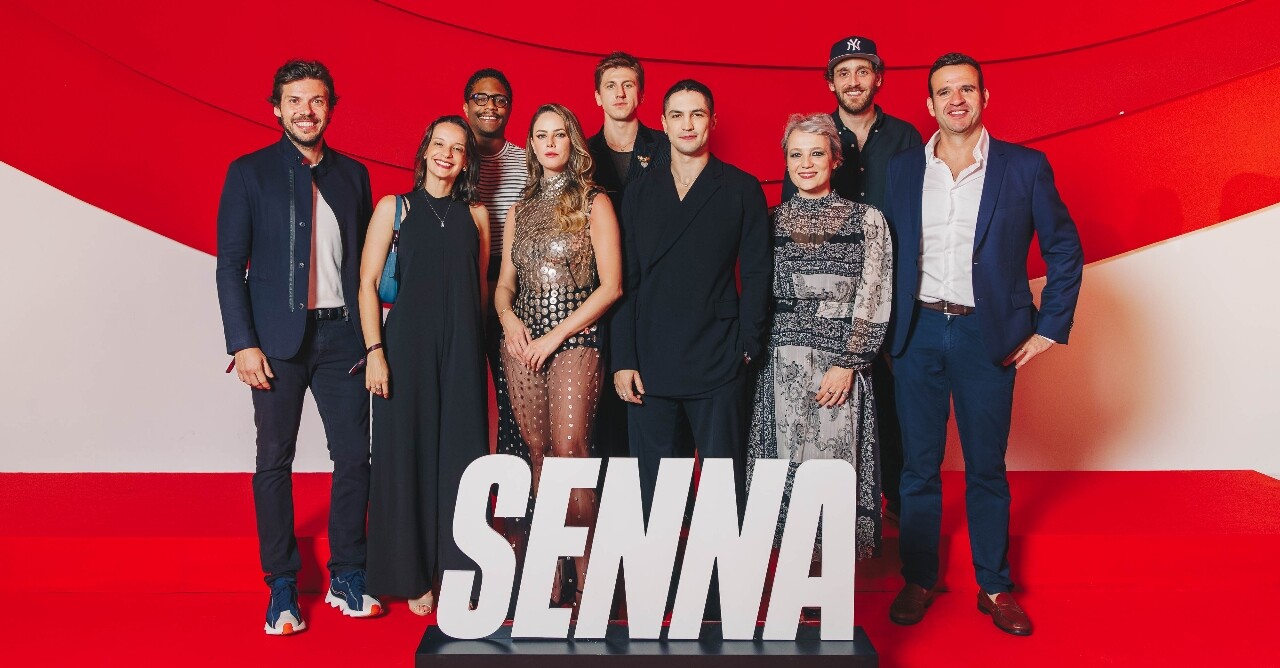 Executivos de marcas parceiras estiveram presentes na première da série com o elenco e o time de ads da Netflix (Crédito: Netflix/Marcos Serra Lima)