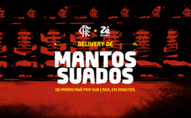 Camisas usadas pelos jogadores do Flamengo serão entregues para torcedor pelo Zé Delivery (Crédito: Divulgação)