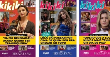 Max recria revistas de fofoca para divulgar a novela Beleza Fatal