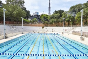 Piscina do Pacaembu é aberta para visitantes (Crédito: Arthur Nobre)