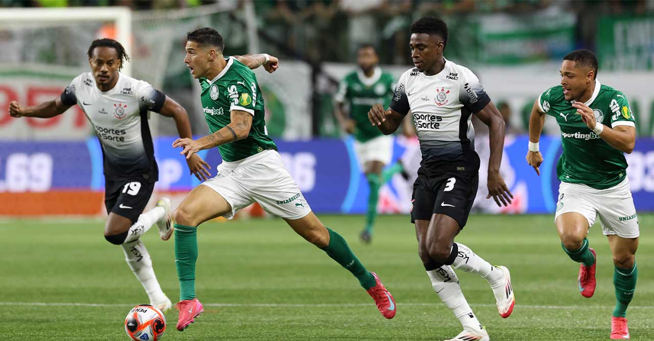 Corinthians e Palmeiras protagonizarão final do Paulistão em 2025 (Crédito: Cesar Greco/Palmeiras/by Canon)